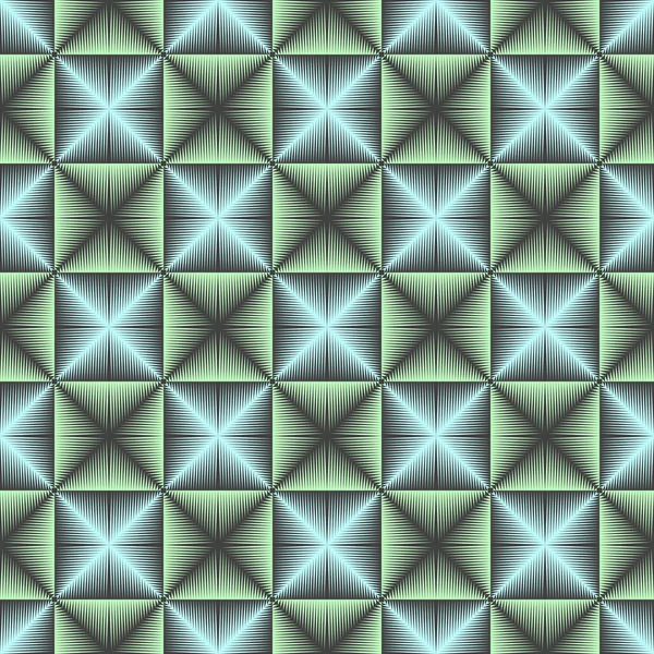 シームレスなベクトル正方形のテクスチャです 抽象の無限のグラデーション パターン 創造的なストライプ デザイン — ストックベクタ