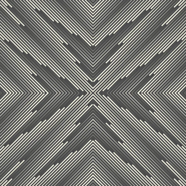 Nahtloses Schneeflockenmuster. monochromer Hintergrund heiliger Geometrie — Stockvektor