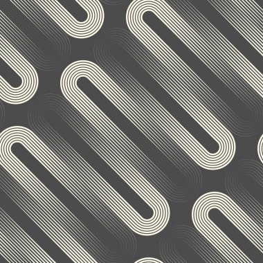 Dikişsiz Geometrik Duvar Kağıdı. Soyut Fütüristik Arka Plan