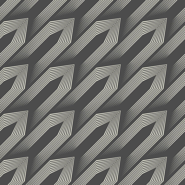 Бесшовные творческие обои. Абстрактный черно-белый фон
