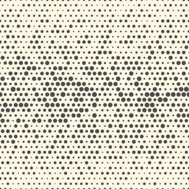 Dikişsiz Halftone Duvar Kağıdı. Dekoratif Degrade Deseni