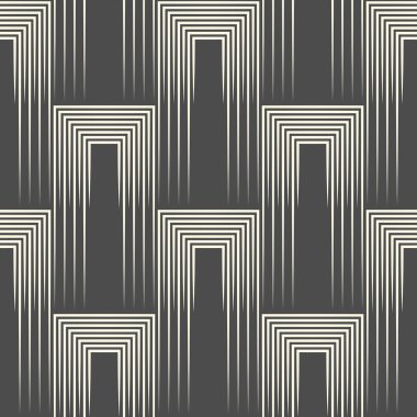 Dikişsiz Hauberk Duvar Kağıdı. Dekoratif Monokrom Desen