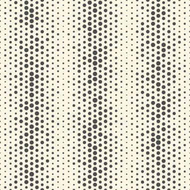 Dikişsiz Halftone Duvar Kağıdı. Dekoratif Nokta Deseni