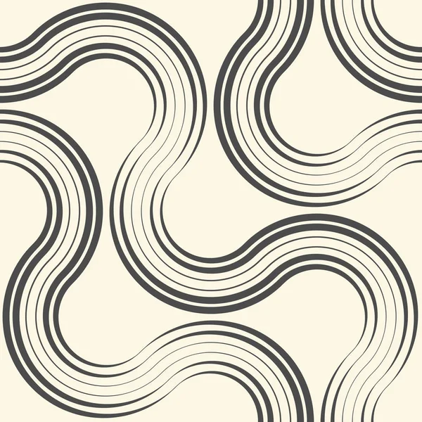 Seamless Wave Background. Modèle vectoriel minimaliste — Image vectorielle