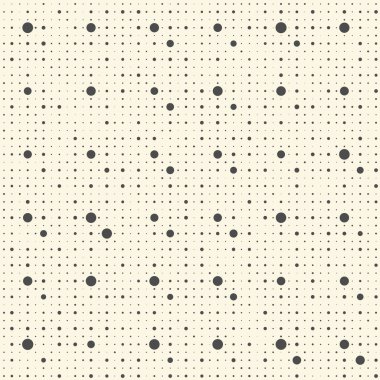 Dikişsiz Halftone Duvar Kağıdı. Dekoratif Nokta Deseni