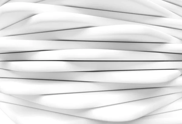 Abstrakter Bauhintergrund Weiße Kreisförmige Textur Perspektivische Illustration — Stockfoto