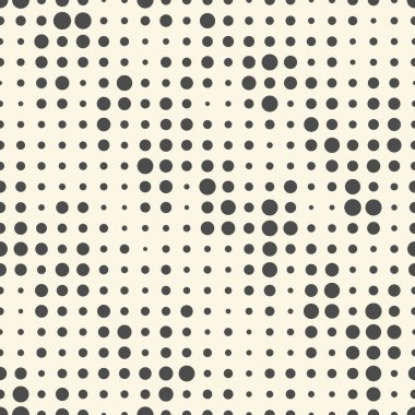 Kusursuz Yarıtonlama Düzeni. Soyut Dokuma Arkaplanı. Vektör İllüstrasyonu