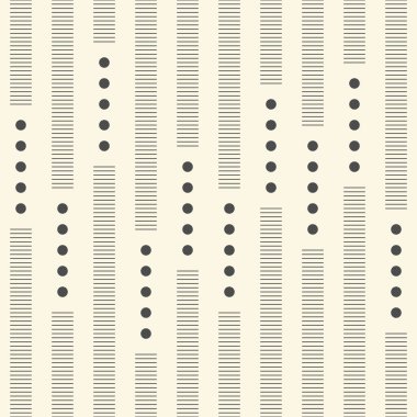 Kusursuz Çizgi Düzeni. Soyut Geometrik Arkaplan. Vektör İllüstrasyonu