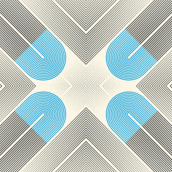 Modèle Abstrait Sans Couture Moderne Fond Monochrome Illustration Vectorielle — Image vectorielle