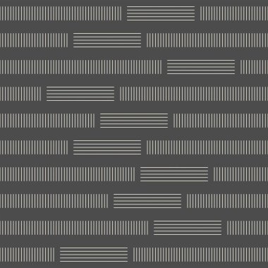 Kusursuz siyah ve beyaz desenli. Klasik Geometrik Arkaplan. Vektör İllüstrasyonu