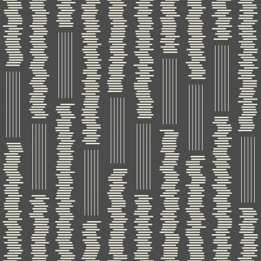 Kusursuz çizgili desen. Asgari Tek Krom Arkaplan. Vektör İllüstrasyonu