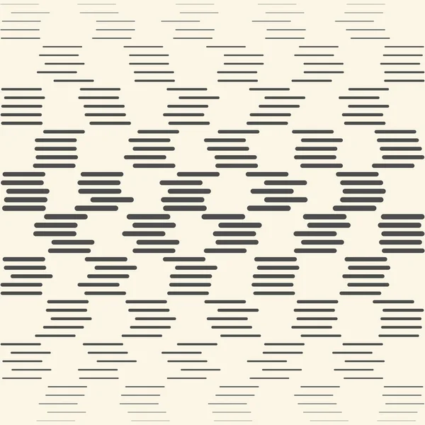 Seamless Minimalistic Pattern Monochrome Geometric Background Vector Illustration — Stock Vector