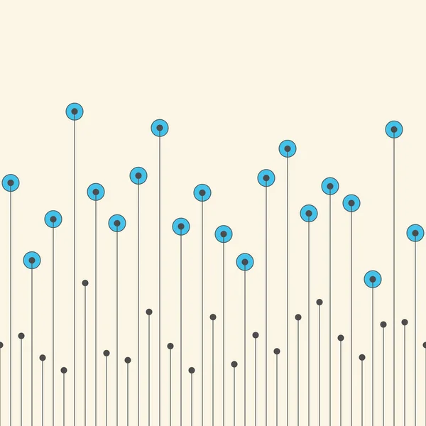 Nahtlose Abstrakte Muster Minimaler Geometrischer Hintergrund Vektorillustration — Stockvektor