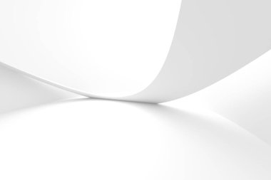 Soyut Duvar Arkaplanı. Dairesel Grafik Tasarım. 3d Hazırlamayı Temizle