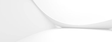 Soyut Kavram Arkaplanı. Minimalist Grafik Tasarımı. Saflık 3d Görüntü