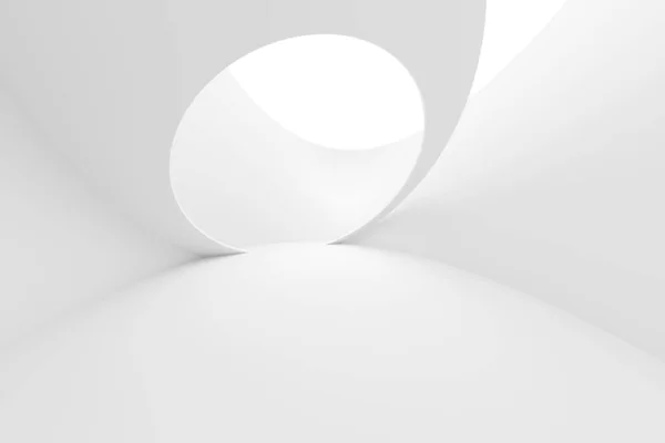 現代建築の壁紙 白い波のテクスチャ トレンド3Dイラスト — ストック写真