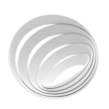 Modern Concentric Halkalar Duvar Kağıdı. Logo Grafik Tasarımı. Yaratıcı 3d Resim