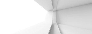 Modern Geometrik Duvar Kağıdı. Beyaz Şehir dokusu. Basit 3d Görüntü