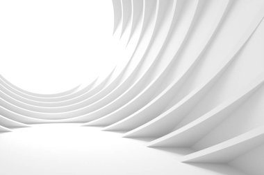 Modern Kavram Duvar Kağıdı. Beyaz İç Doku. 3d Resmini Temizle