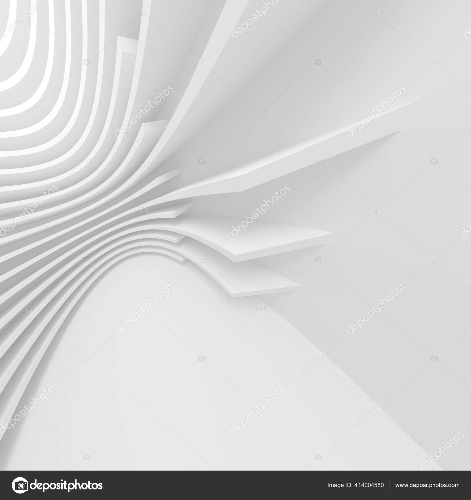 Modern Interior Wallpaper White Minimal Texture Clear Rendering Stock