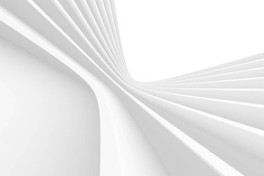 Modern Mühendislik Duvarkağıdı. Beyaz Tek Renkli Doku. Şablon 3d Hazırlama