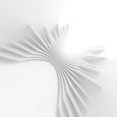 Soyut Teknoloji Geçmişi. Beyaz Endüstriyel Doku. Çizgili 3d İllüstrasyon