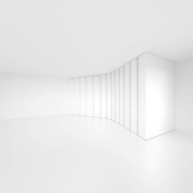 Soyut Döşeme Arkaplanı. Beyaz İç Doku. Yaratıcı 3d Resim