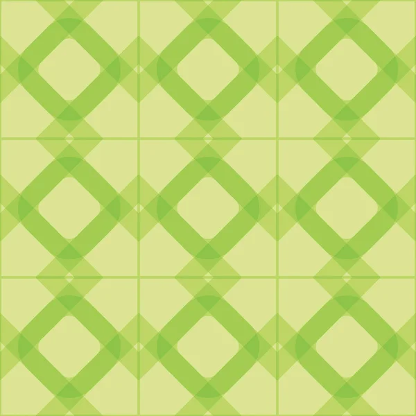具有绿色几何形式的无缝抽象背景 — 图库矢量图片