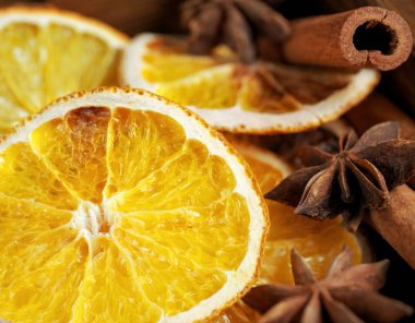 Holiday background. Christmas composition : Beautiful close-up  