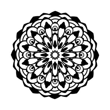 Oryantal siluet süsleme. 