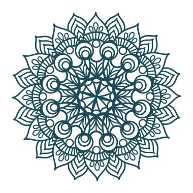 Oryantal siluet süsleme. 