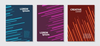 Kaotik satırları arka plan. En az tasarım kapakları.