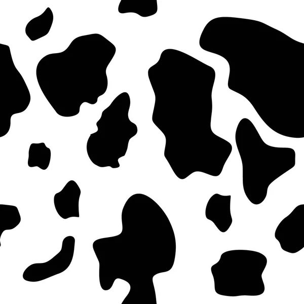 Seamless small and big dot pattern for textile design. Seamless background of cow spots. — Stock Vector