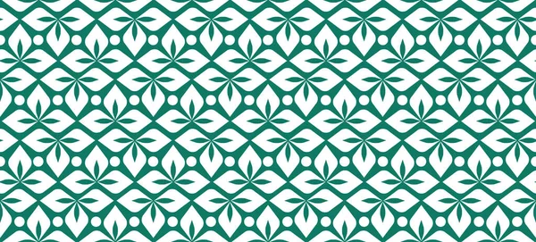 Folhas sem costura padrão verde. Ornamento de folhas. — Vetor de Stock