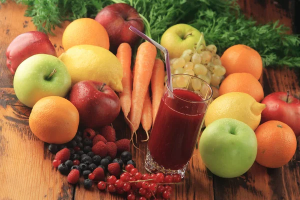 Jus Buah — Stok Gambar Jus Buah Stok Lukisan