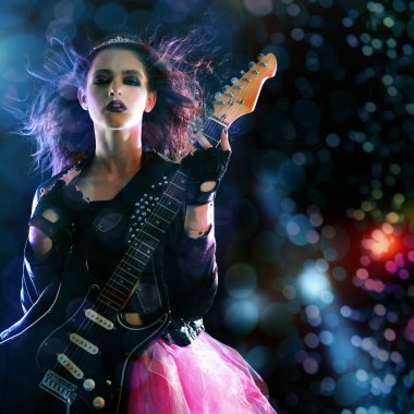 Rock prensesi sahnede