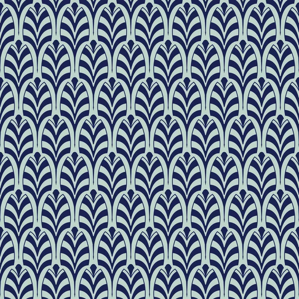 Art Deco varrat nélküli mintát, geometriai design, fedél, textil, tapéta, dekoráció-vektor háttér — Stock Vector