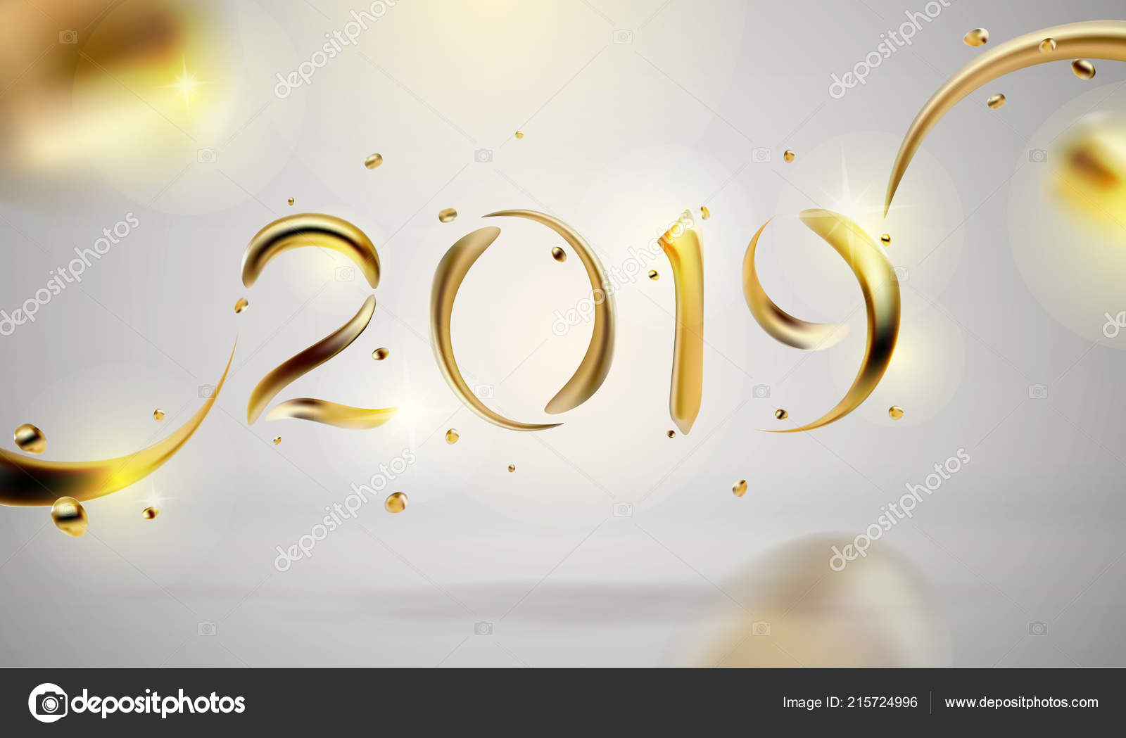 Abstract Golden 19 New Year Background Of Modern Liquid Graphic Elements Dynamic Banner With Flowing Shapes Template For Card Poster Flyer Presentation Banner Vector Illustration Stock Vector Image By C Woodhouse