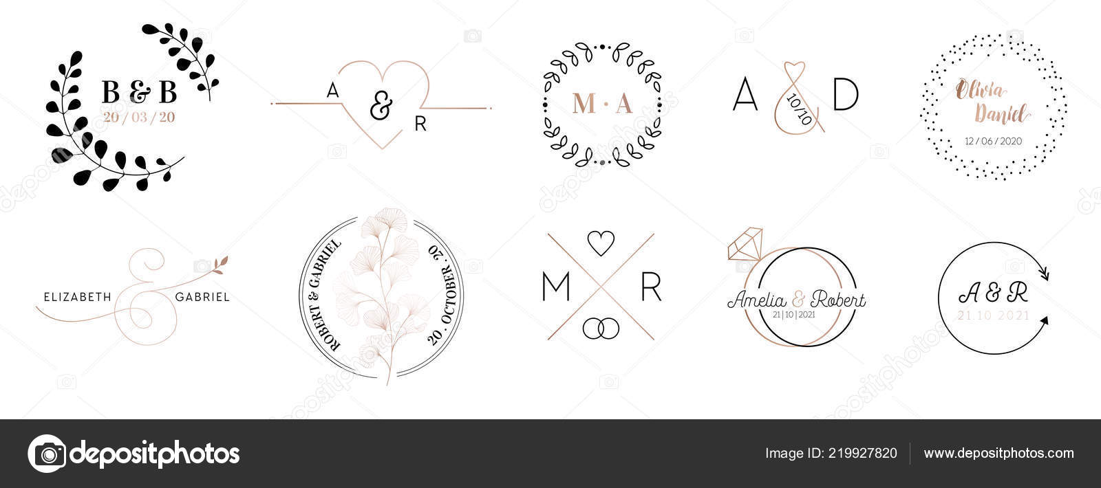 MF Initials letter Wedding monogram logos collection, hand drawn modern  minimalistic and floral templates for Invitation cards, Save the Date,  elegant Stock Vector Image & Art - Alamy