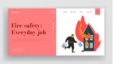 İtfaiye İniş Bölümü. İtfaiyeci Savaş Ekibi Ekibi ekipman takımı, kamyon, yangın musluğu, yangın söndürücü. İtfaiyeci