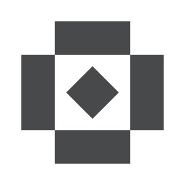 Geometrik şekiller bauhaus element tasarımı asgari biçim