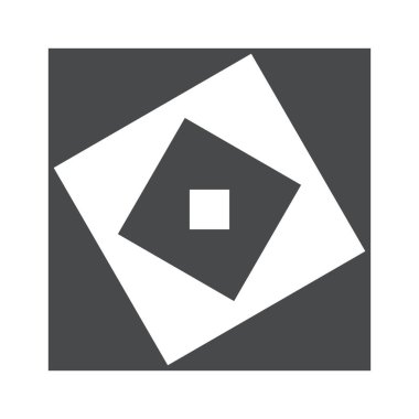 Yüzyılın ortalarında kare optik illüzyon