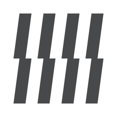 Modern çizgiler siyah geometrik şekil baskı tasarımı