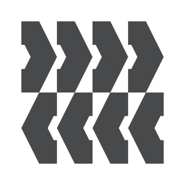 Basit geometrik şekiller düzenleme yazdırma yaratıcı biçimi