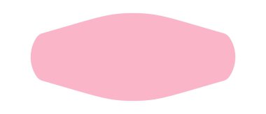 Renkli boş etiket çizgi film şablonu geometrik öge