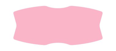 Boş boş geometrik etiket tasarımı karikatür etiketi