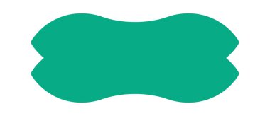 Renkli çıkartma çizgi filmi yeşil alan tasarım şablonu