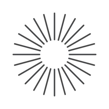 Güneş ışınları Bauhaus minimalist y2k elementini daire içine alır