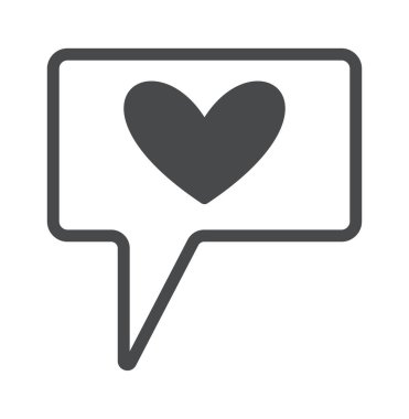 Konuşma balonu romantik mesaj tasarımı y2k ögesi