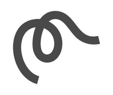 Siyah döngü y2k element groovy formu